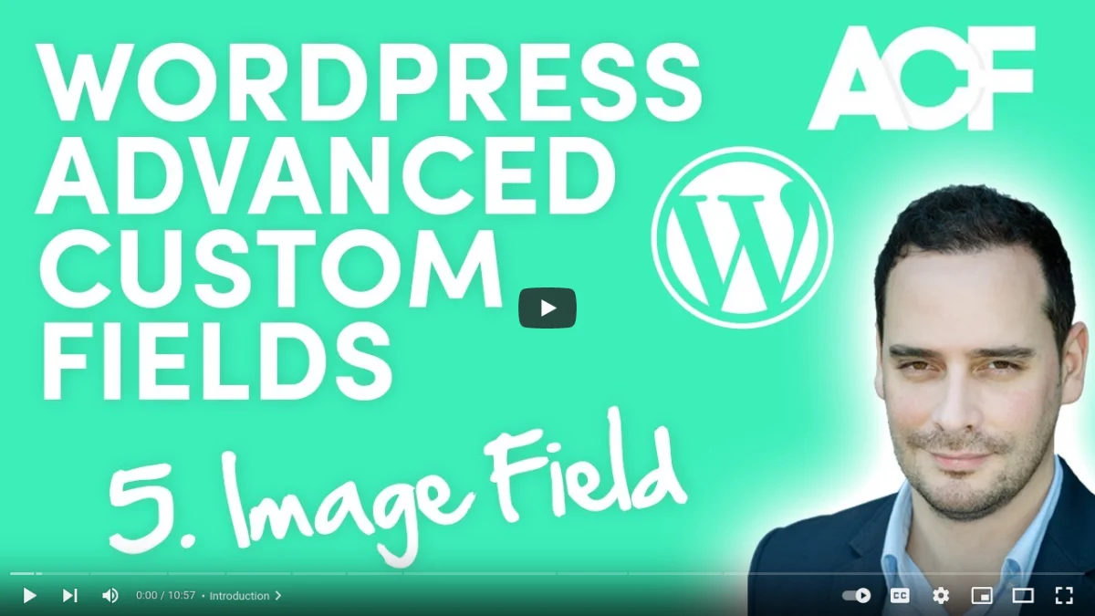 ACF Image field video cover