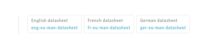Example of ACF Views usage. Query by the Relationship field to display a list of related datasheets.