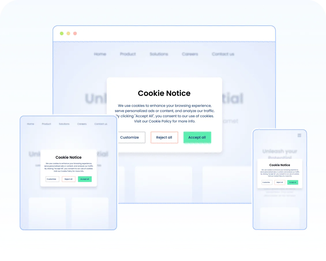 Cookie consent addon